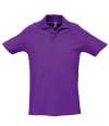 11362 Spring II SOL'S Spring II Heavy Cotton Piqué Polo Shirt dark purple colour image